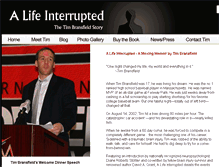 Tablet Screenshot of alifeinterrupted.net